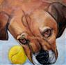 Acrylic Puggle painting